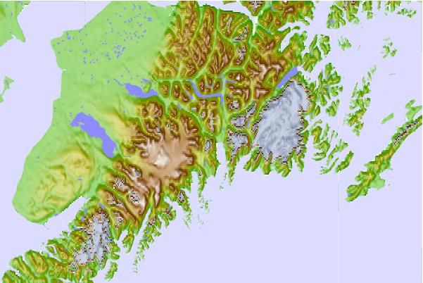 Surf breaks located close to Mount Marathon