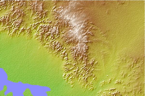 Surf breaks located close to Mount McKay