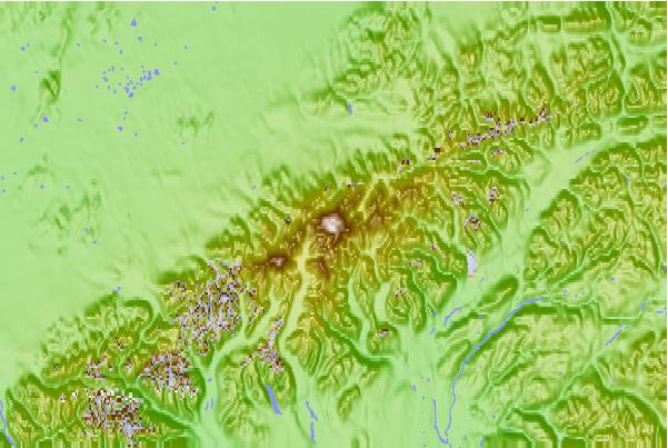 Surf breaks located close to Mount McKinley