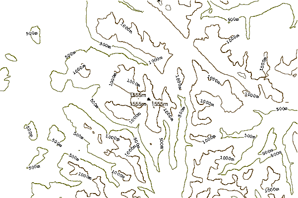 Mountain peaks around Mount McQuillan