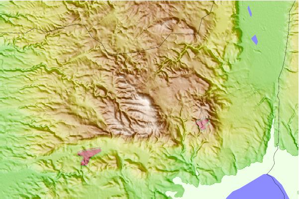 Surf breaks located close to Mount Meron