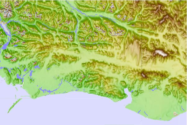 Surf breaks located close to Mount Miller