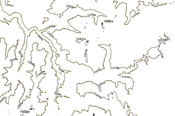 Mountain peaks around Mount Mitchell (Oregon)