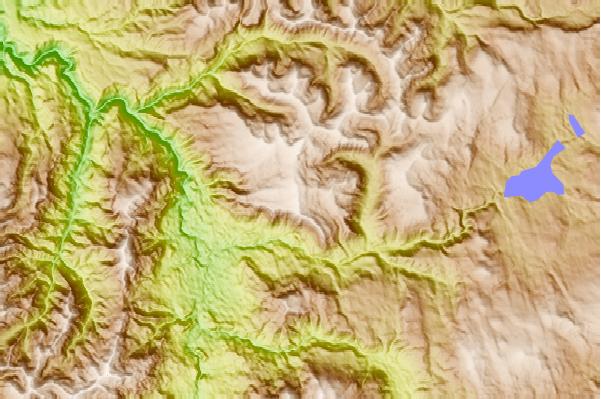 Surf breaks located close to Mount Mitchell (Oregon)