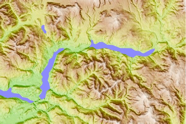 Surf breaks located close to Mount Mitchell (Washington)