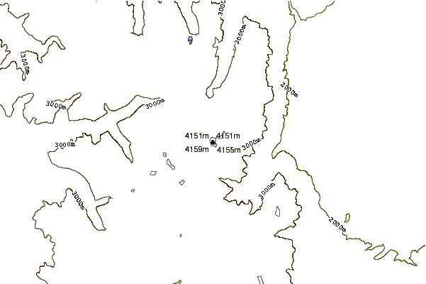 Mountain peaks around Mount Morgan (Inyo County, California)