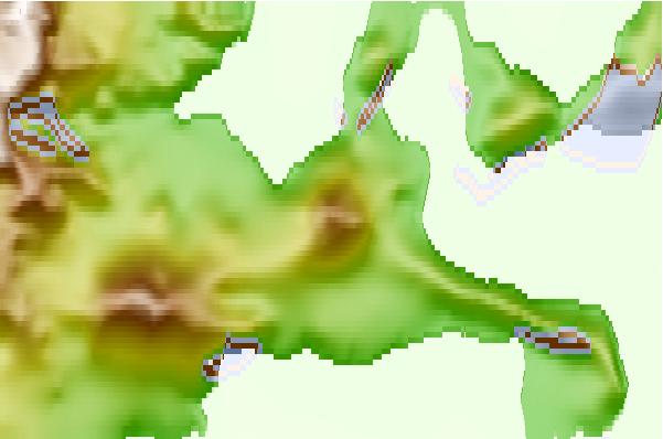 Surf breaks located close to Mount Morning