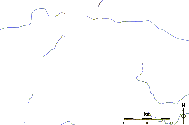 Roads and rivers around Mount Namewakka