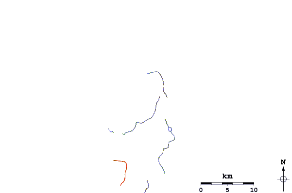 Roads and rivers around Mount Ngerchelchuus