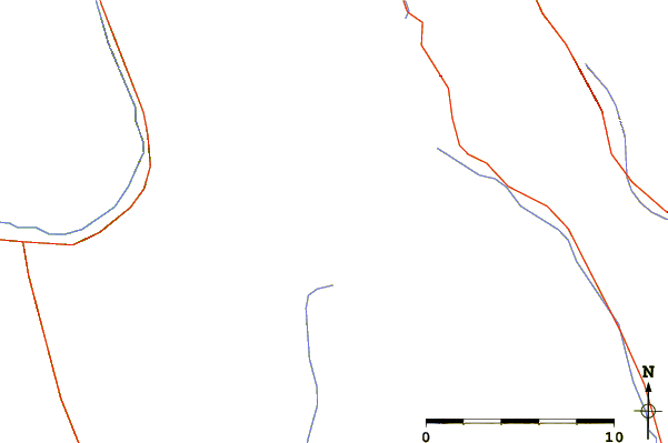 Roads and rivers around Mount Nivelle