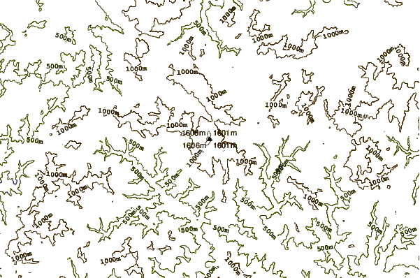 Mountain peaks around Mount Nōgōhaku