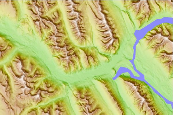 Surf breaks located close to Mount Norquay