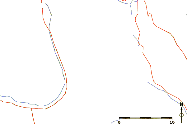 Roads and rivers around Mount Northover