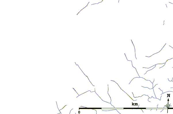 Roads and rivers around Mount Nukap