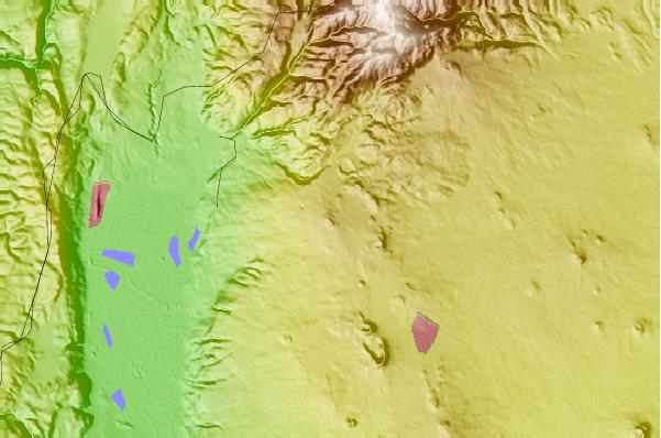 Surf breaks located close to Mount Odem