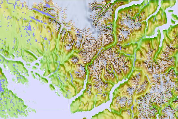 Surf breaks located close to Mount Odin