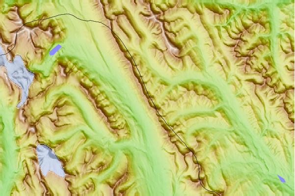 Surf breaks located close to Mount Odlum