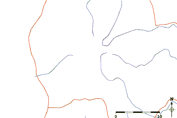 Roads and rivers around Mount Okutoppu