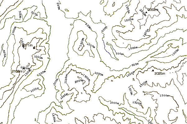 Mountain peaks around Mount Ortigara