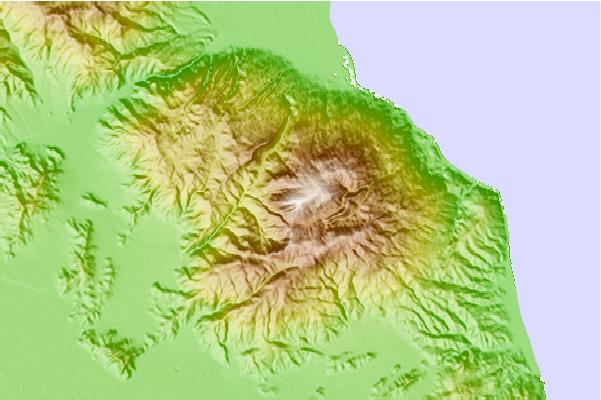 Surf breaks located close to Mount Ossa (Greece)