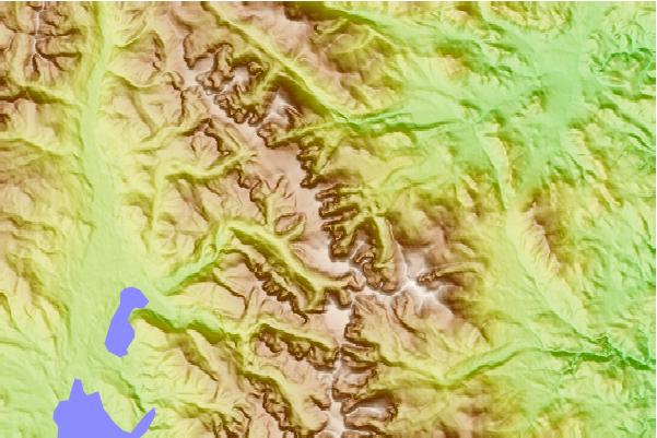 Surf breaks located close to Mount Otis