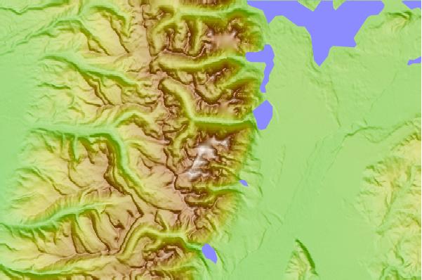 Surf breaks located close to Mount Owen