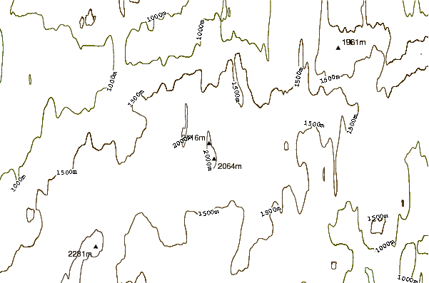 Mountain peaks around Mount Oxford (Nunavut)