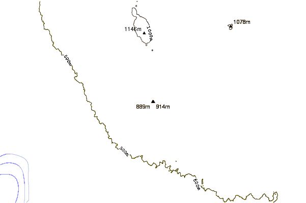 Mountain peaks around Mount Paras