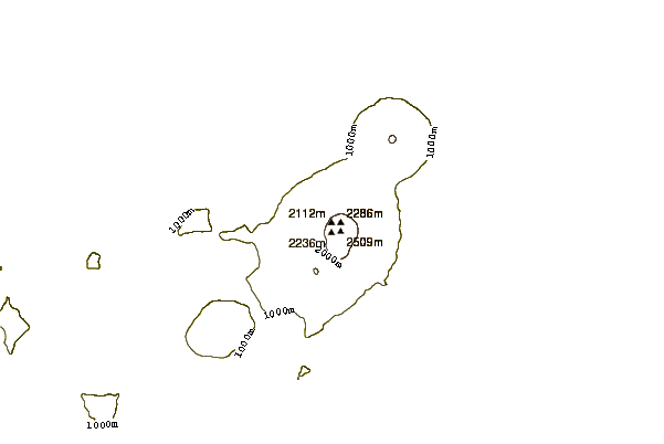 Mountain peaks around Mount Pavlof