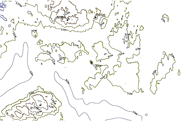 Mountain peaks around Mount Pelly