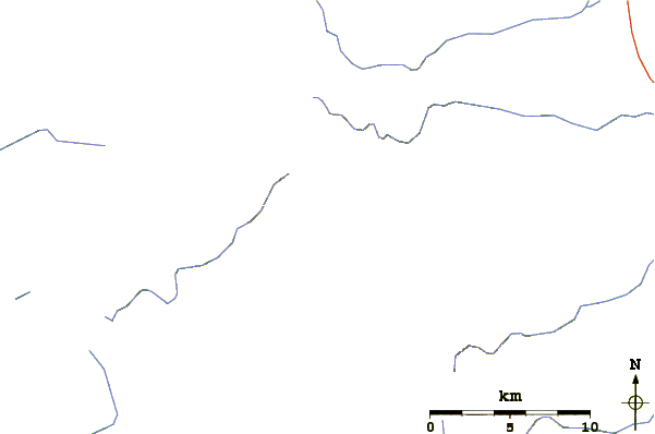 Roads and rivers around Mount Petegari