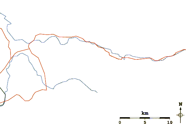 Roads and rivers around Mount Pilchuck