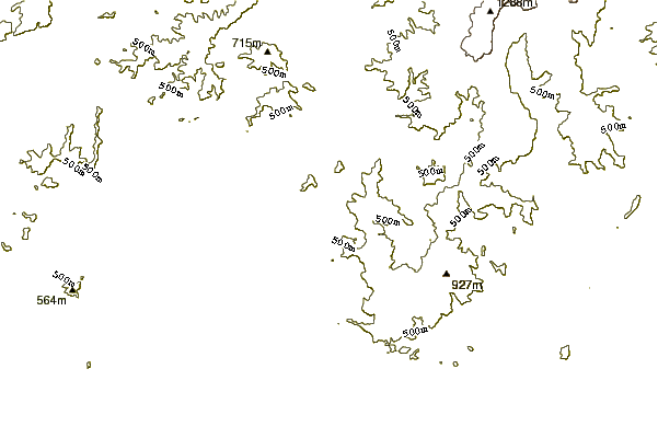 Mountain peaks around Mount Pilot