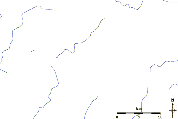 Roads and rivers around Mount Pirigai