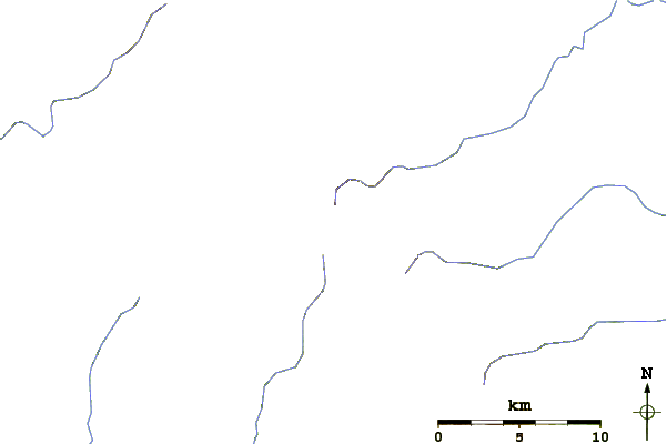 Roads and rivers around Mount Pirika