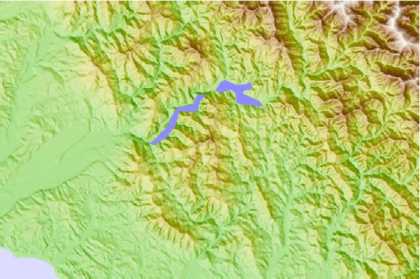 Surf breaks located close to Mount Pisenai