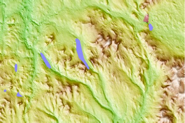 Surf breaks located close to Mount Pisgah (Vermont)