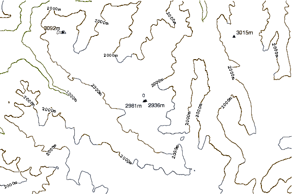 Mountain peaks around Mount Queen Bess