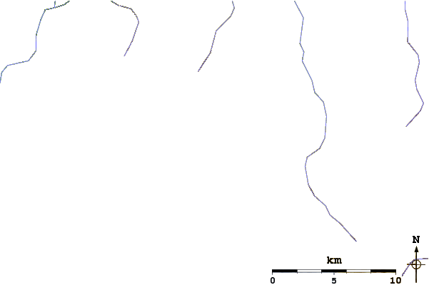 Roads and rivers around Mount Queen Bess