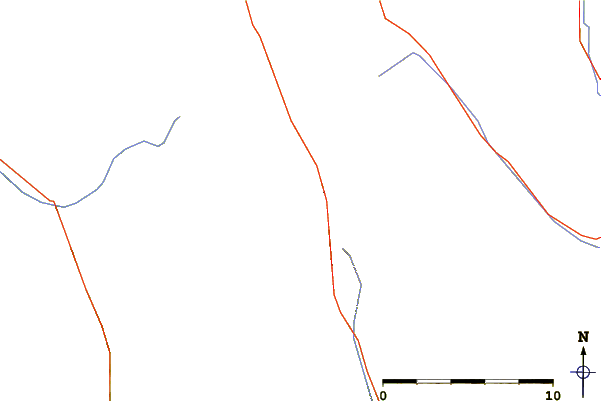 Roads and rivers around Mount Queen Elizabeth