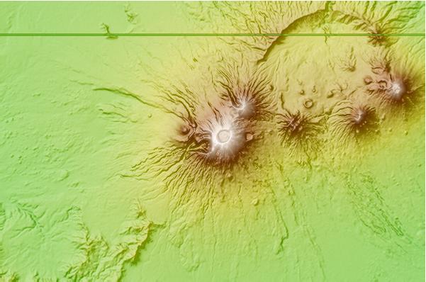 Surf breaks located close to Mount Raung