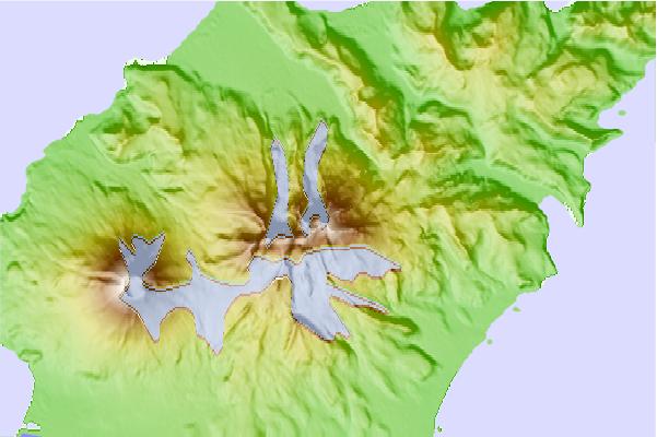 Surf breaks located close to Mount Recheshnoi