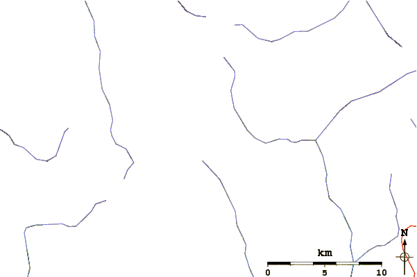 Roads and rivers around Mount Remmel