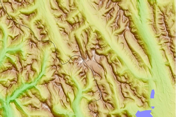 Surf breaks located close to Mount Robertson