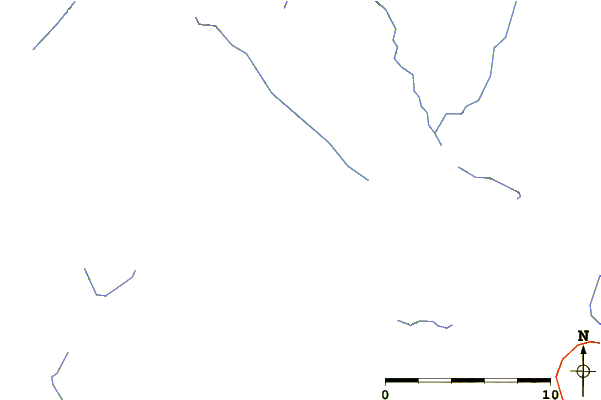 Roads and rivers around Mount Robie Reid