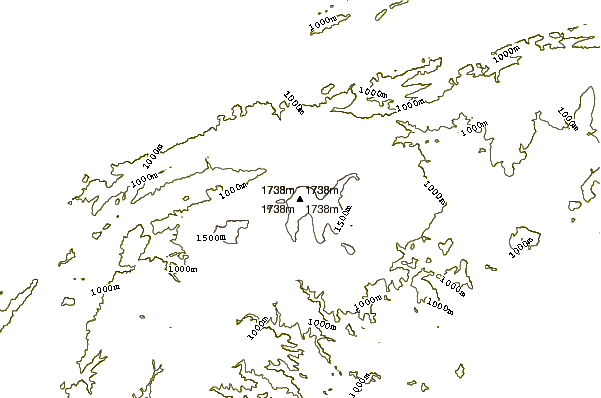 Mountain peaks around Mount Rogers