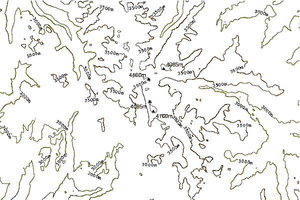 Mountain peaks around Mount Sacagawea