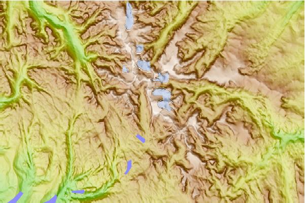 Surf breaks located close to Mount Sacagawea