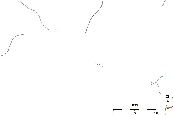 Roads and rivers around Mount Sacagawea