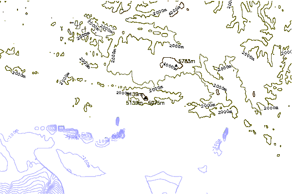 Mountain peaks around Mount Saint Elias